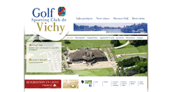 Desktop Screenshot of golf-vichy.fr