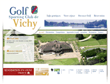 Tablet Screenshot of golf-vichy.fr